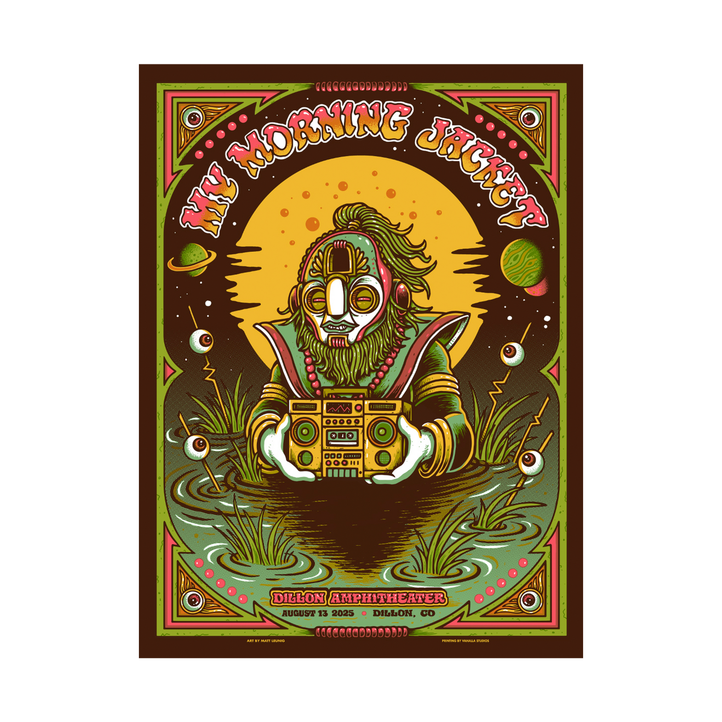 8/13/25 Dillon CO Show Poster by Matt Leunig