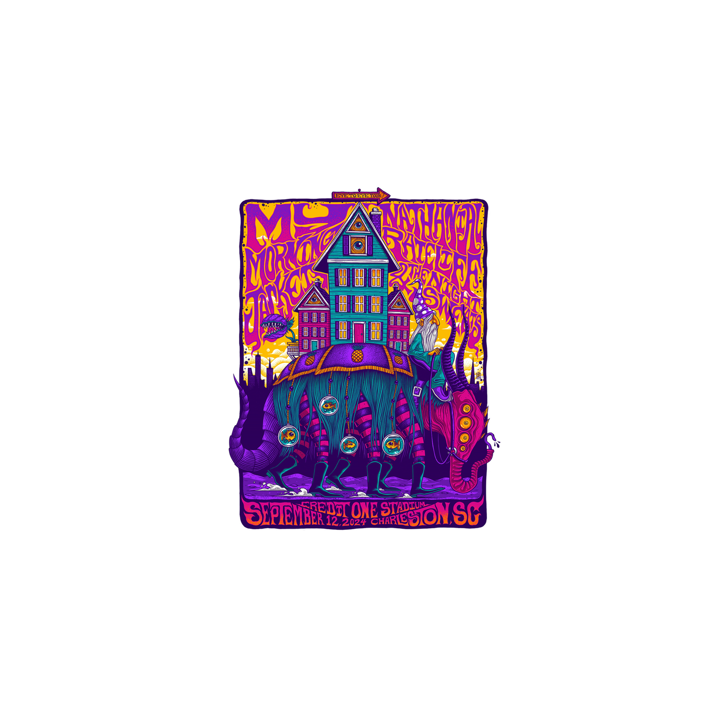 9/12/24 Charleston, SC Poster Magnet