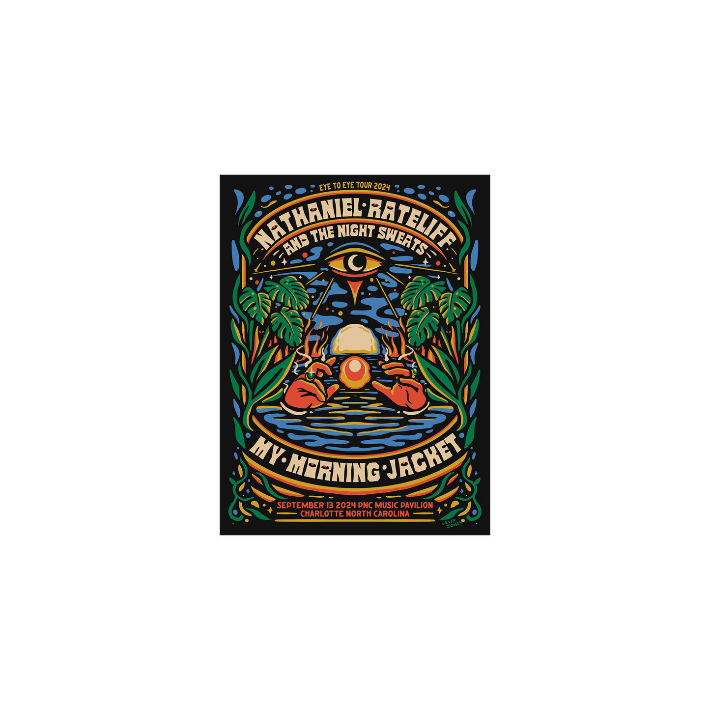 9/13/24 Charlotte, NC Poster Magnet