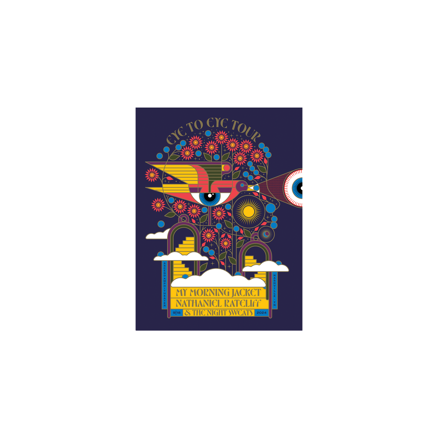 9/18/24 Nashville, TN Poster Magnet (Night 1)