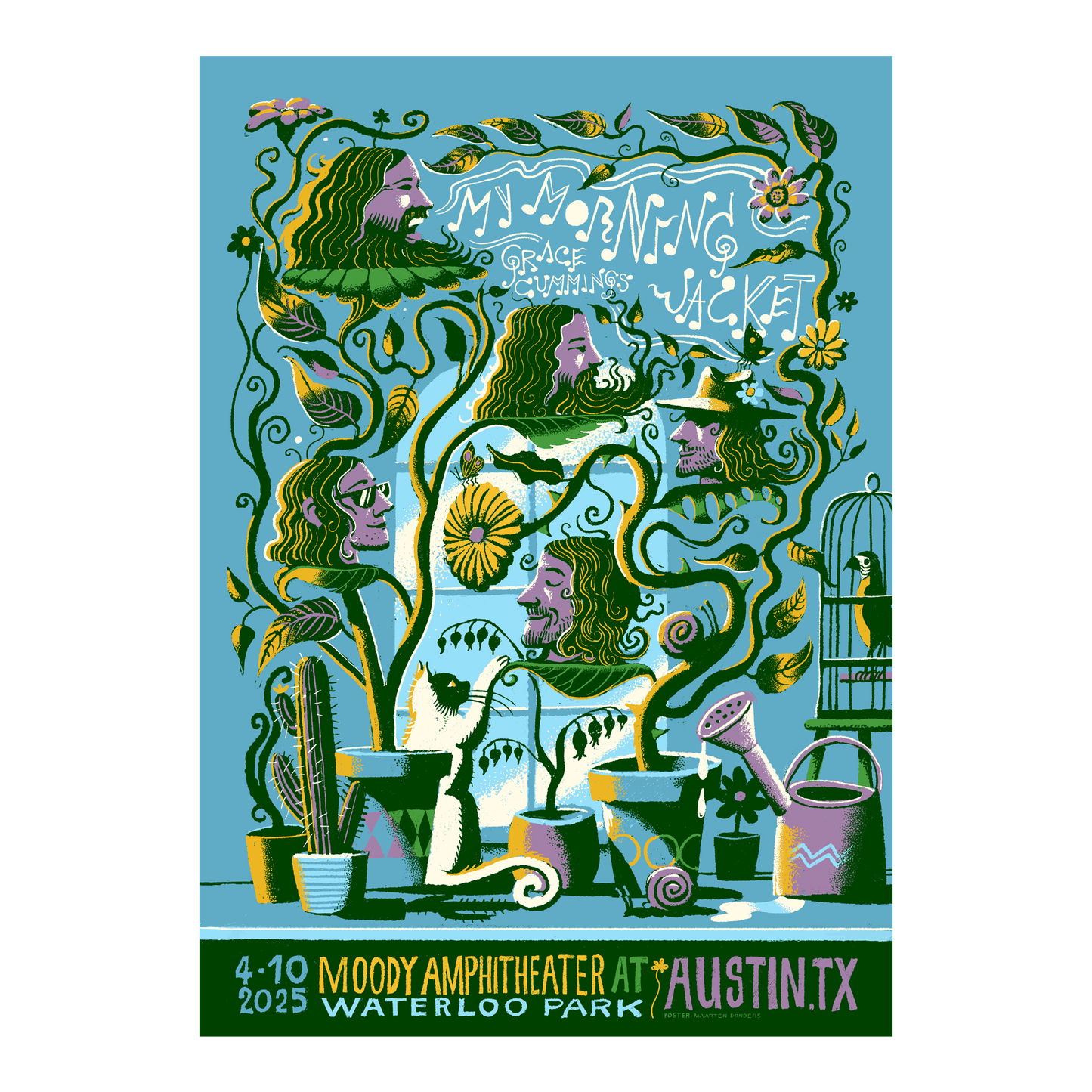 4/10/25 Austin TX Show Poster