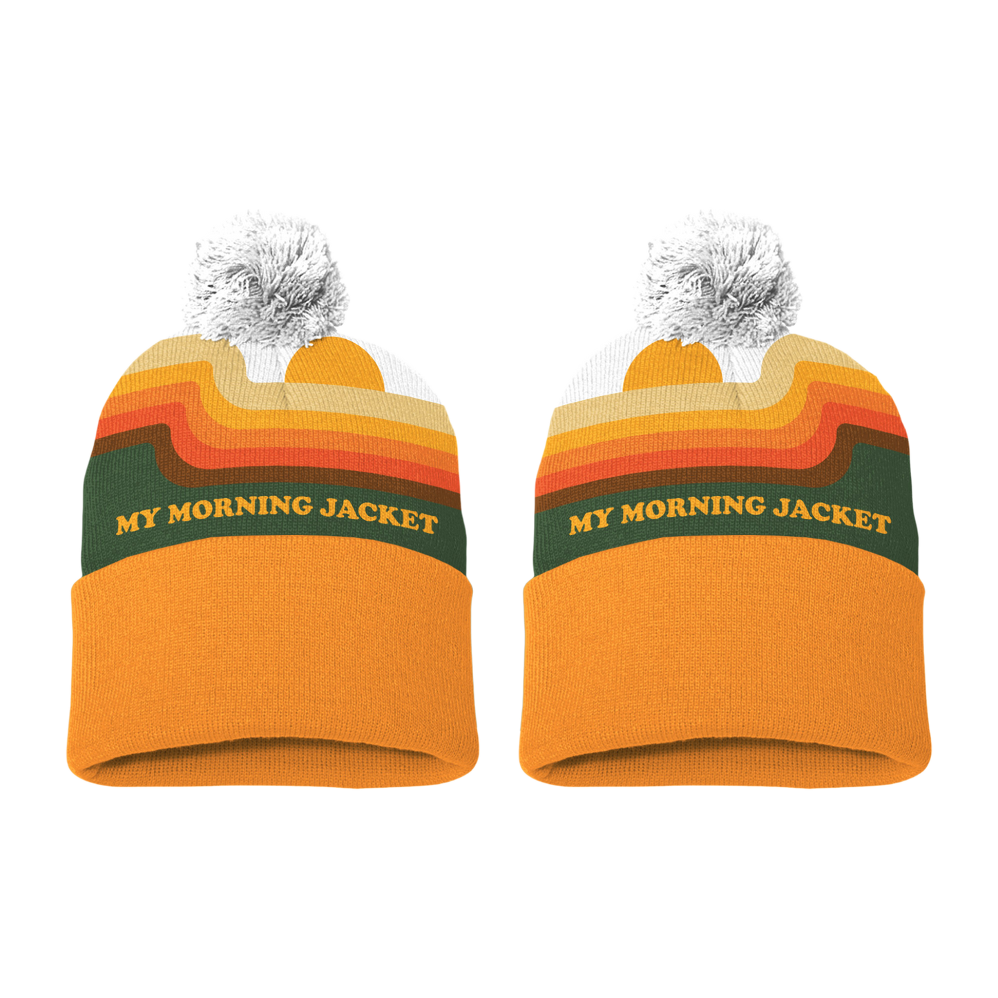 Retro Pom Knit Beanie