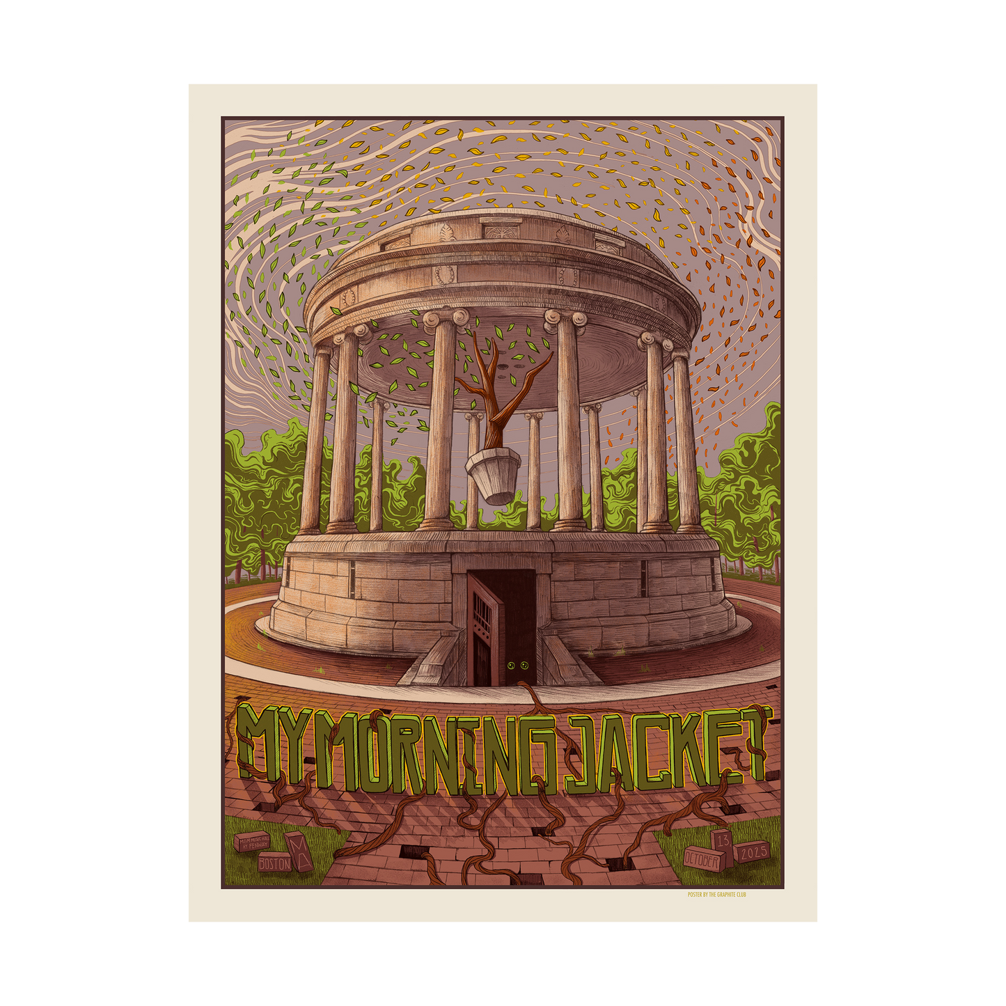 10/13/25 Boston MA Show Poster