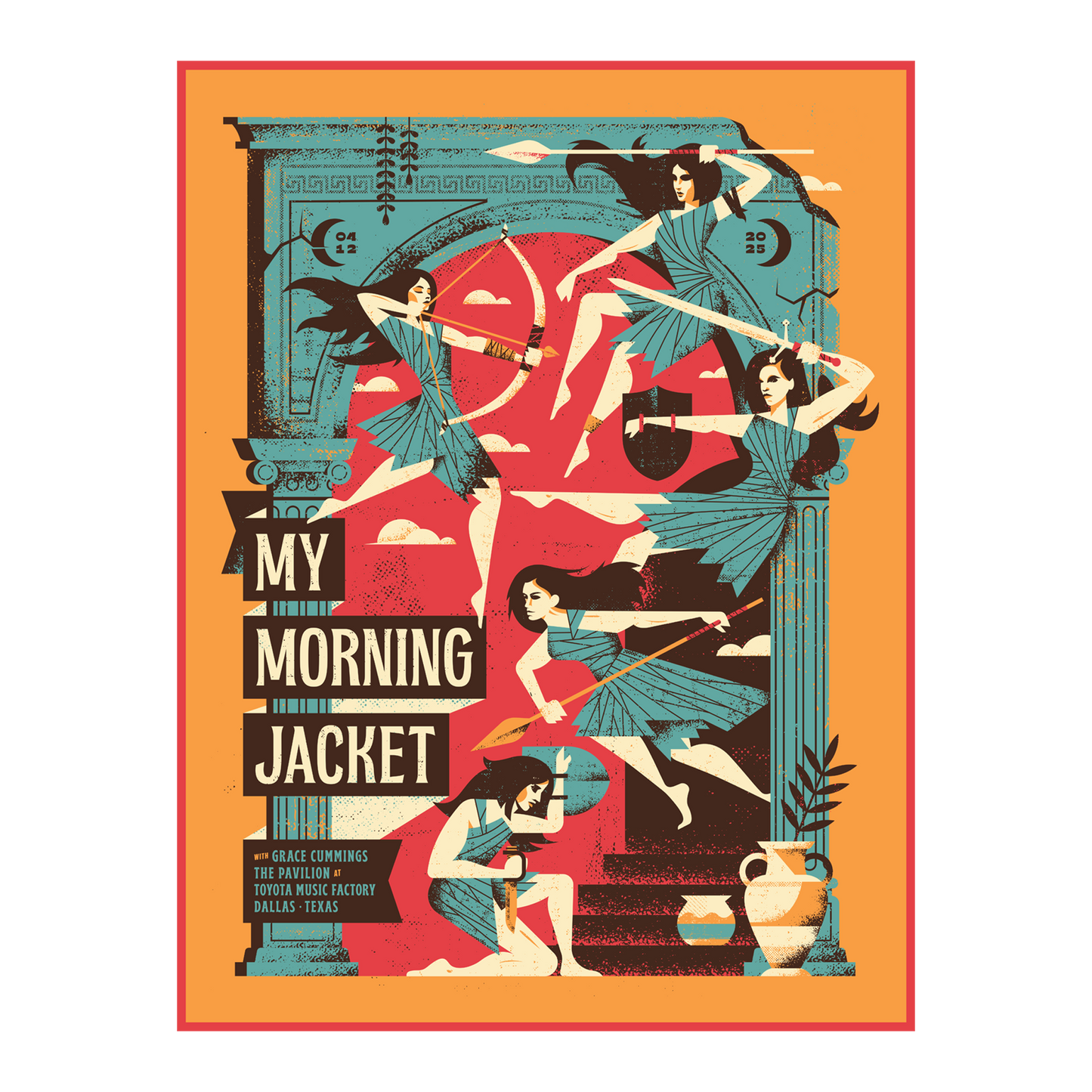 4/12/25 Dallas TX Show Poster