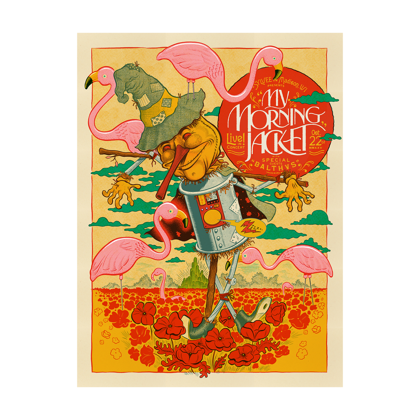 10/22/25 Madison WI Show Poster