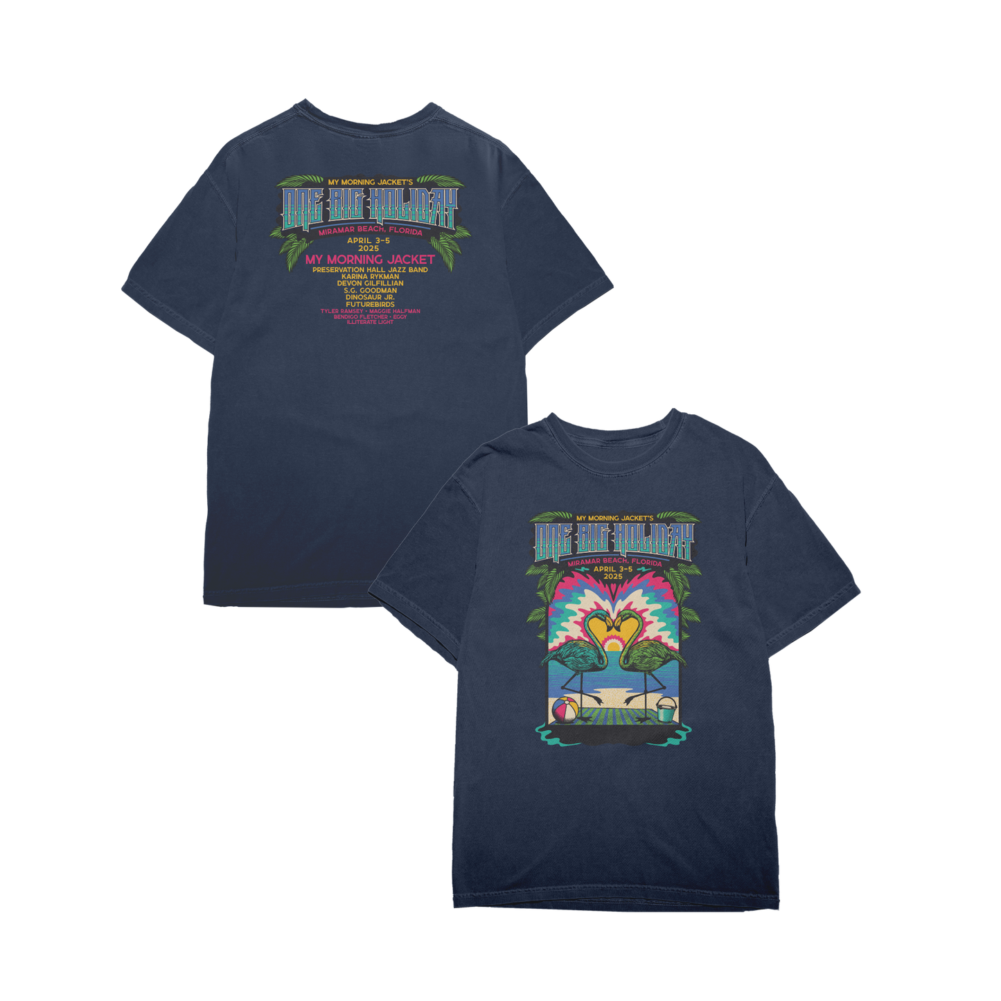 One Big Holiday 2025 Lineup Unisex Tee