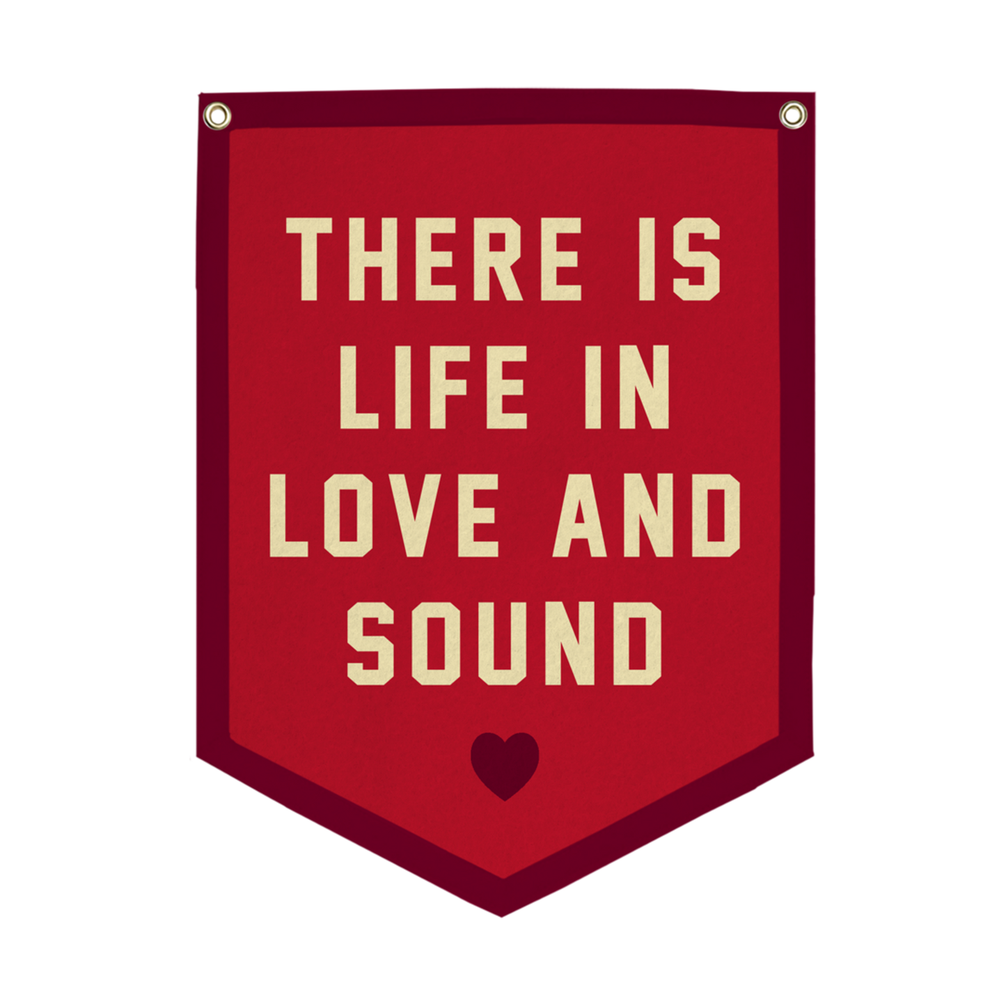 Love and Sound Oxford Pennant