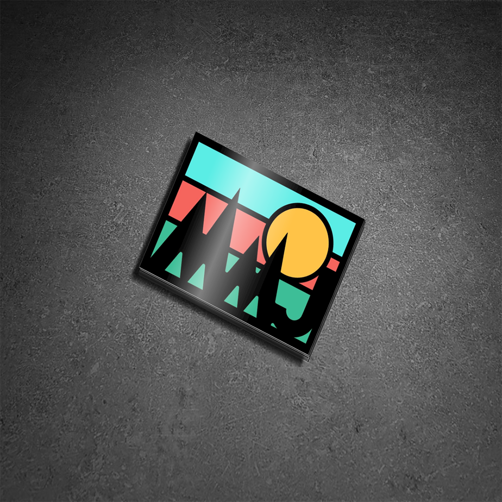 MMJ Mountains Sticker