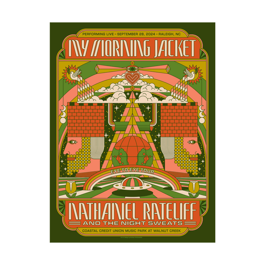 9/28/24 Raleigh, NC Poster Magnet