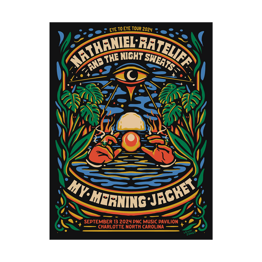 9/13/24 Charlotte, NC Poster Magnet