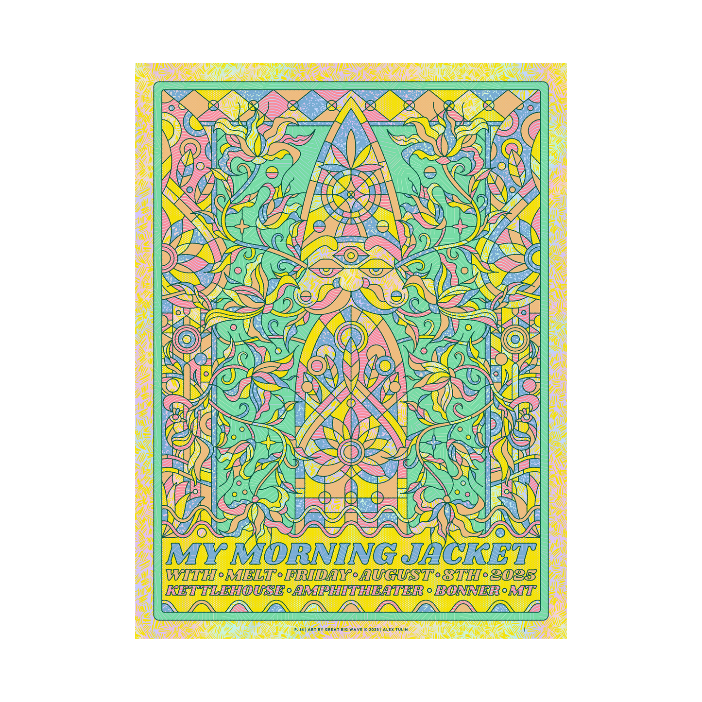 8/8/25 Bonner MT Show Poster by Alex Tulin