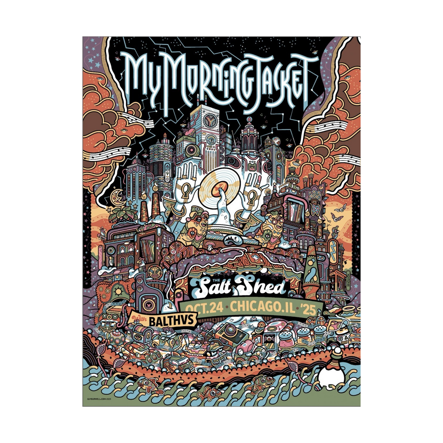 10/24/25 Chicago IL Show Poster