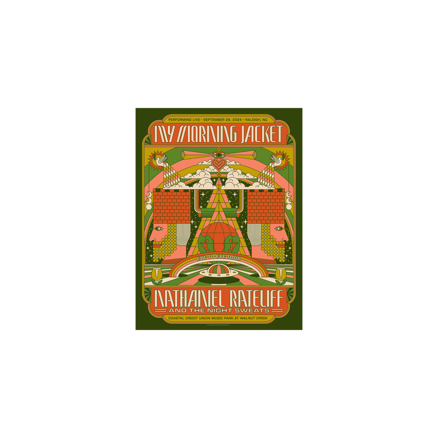 9/28/24 Raleigh, NC Poster Magnet