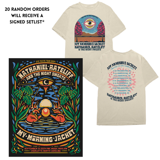 9/13/24 Charlotte, NC Show Poster + Tour Tee Bundle