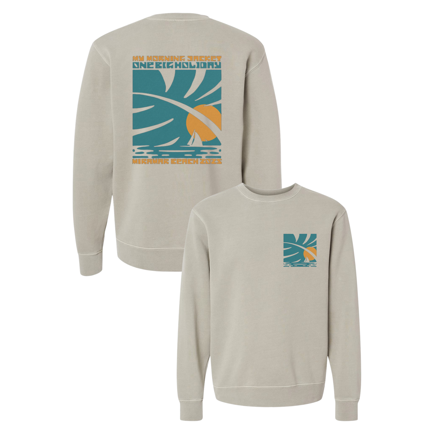 One Big Holiday Palm Fronds Sweatshirt