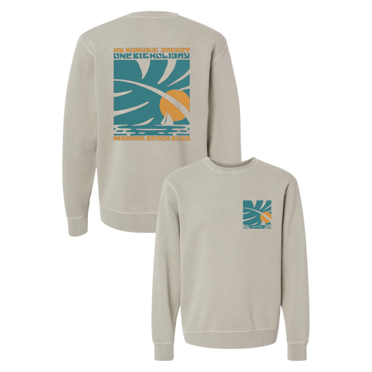 One Big Holiday Palm Fronds Sweatshirt