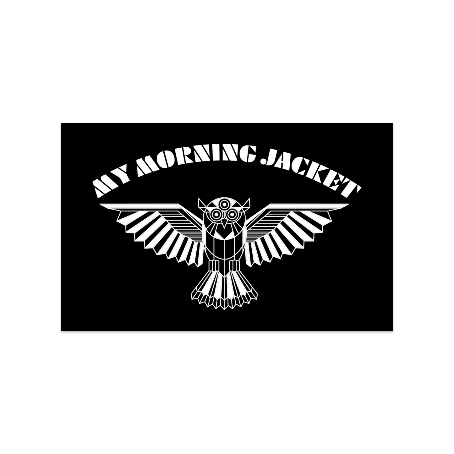 Geometric Owl Sticker