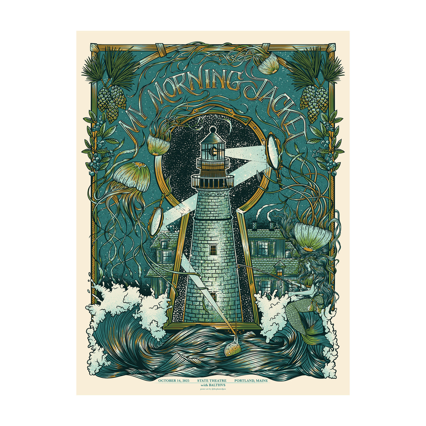 10/14/25 Portland ME Show Poster