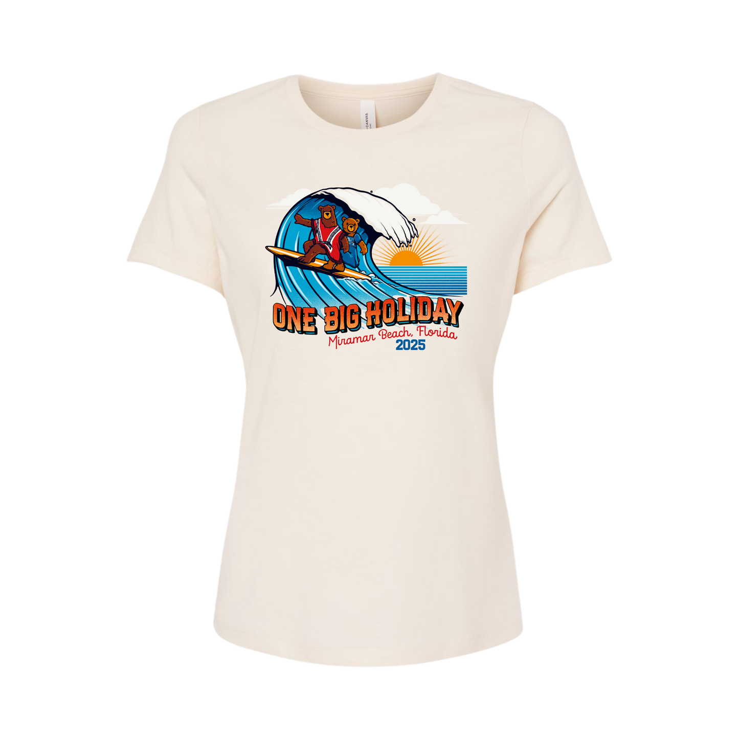 One Big Holiday Surf Bears Women’s Tee