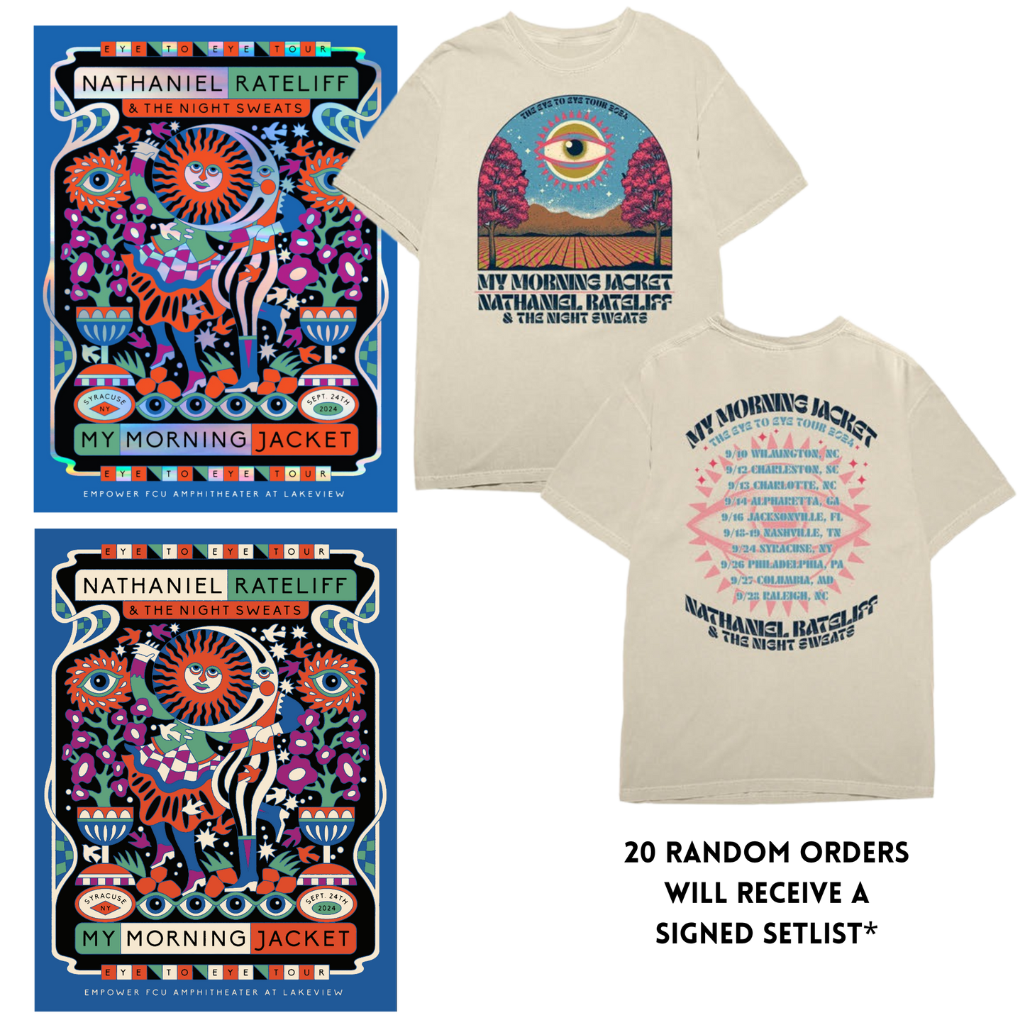 9/24/24 Syracuse, NY Show Poster + Tour Tee Bundle