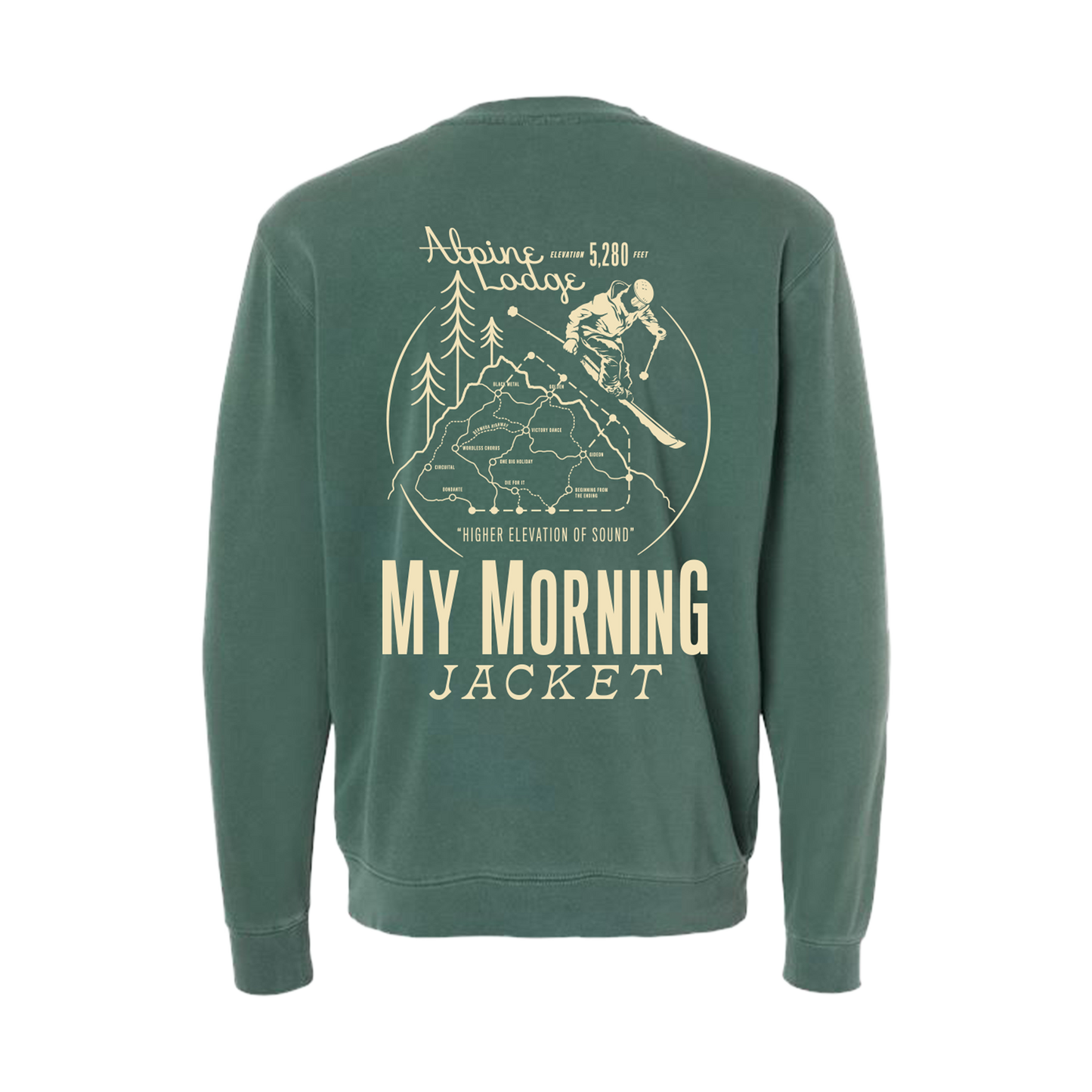 Trail Map Crewneck Sweatshirt