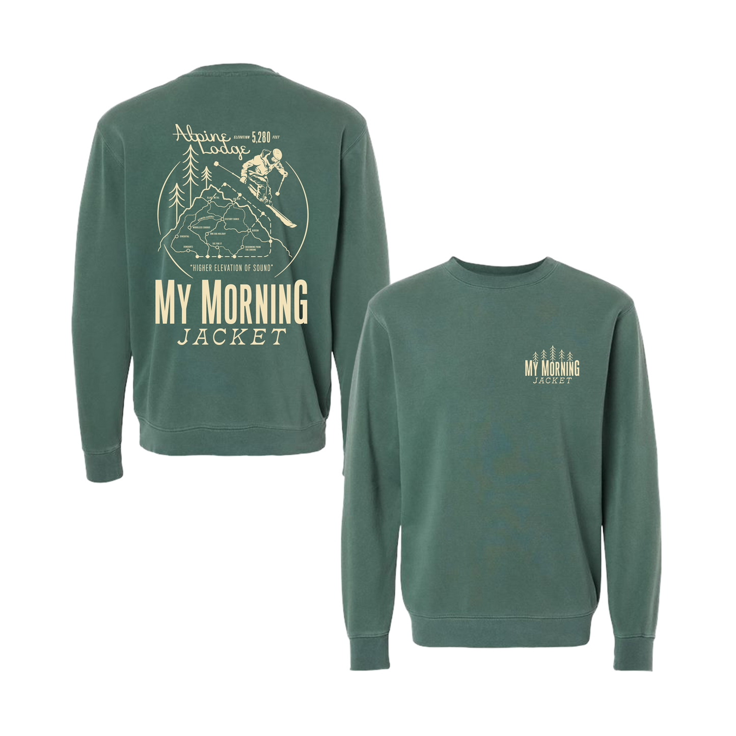 Trail Map Crewneck Sweatshirt