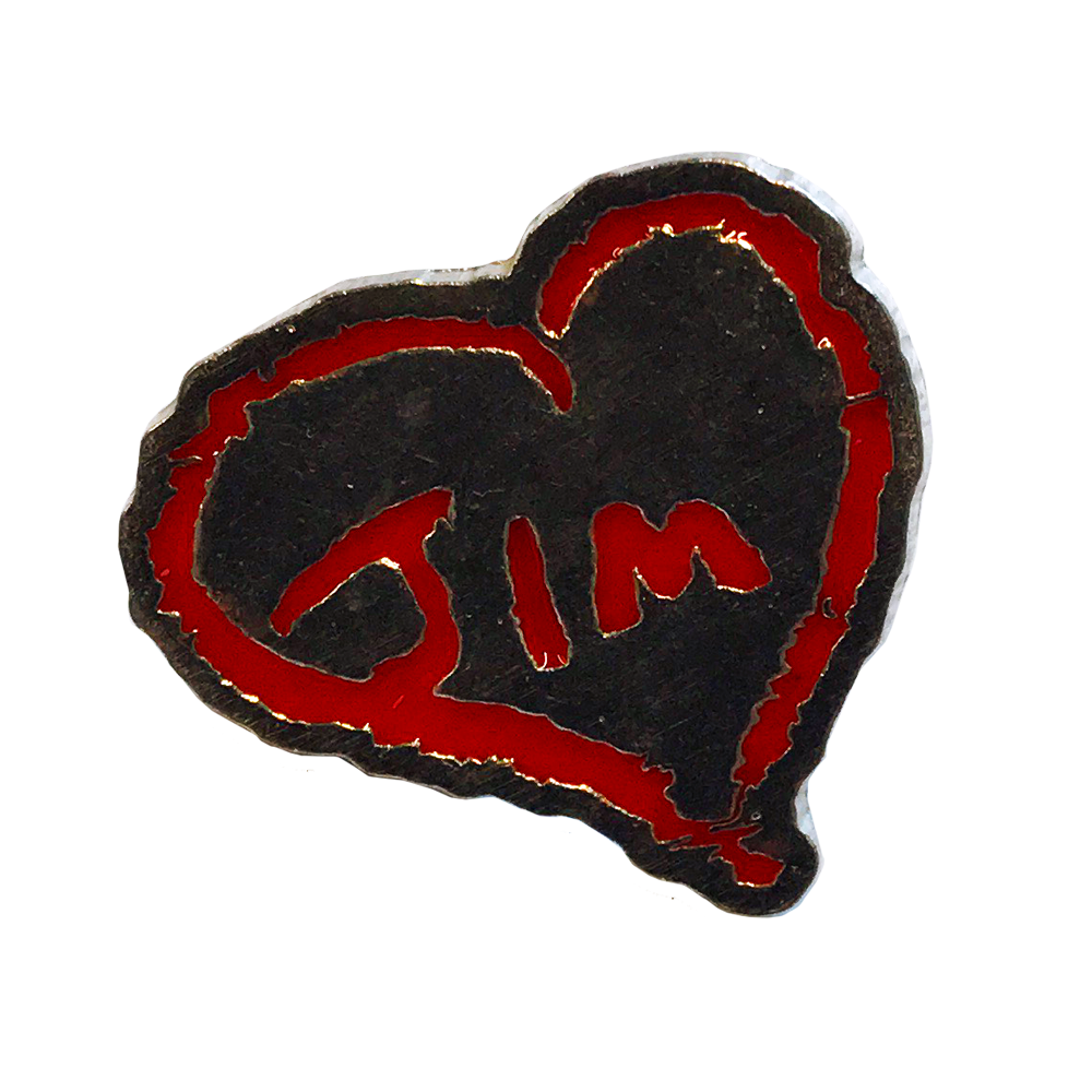 Jim James: Heart Enamel Pin