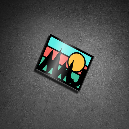 MMJ Mountains Sticker