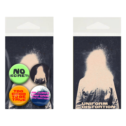 Jim James: Uniform Distortion Button Pack