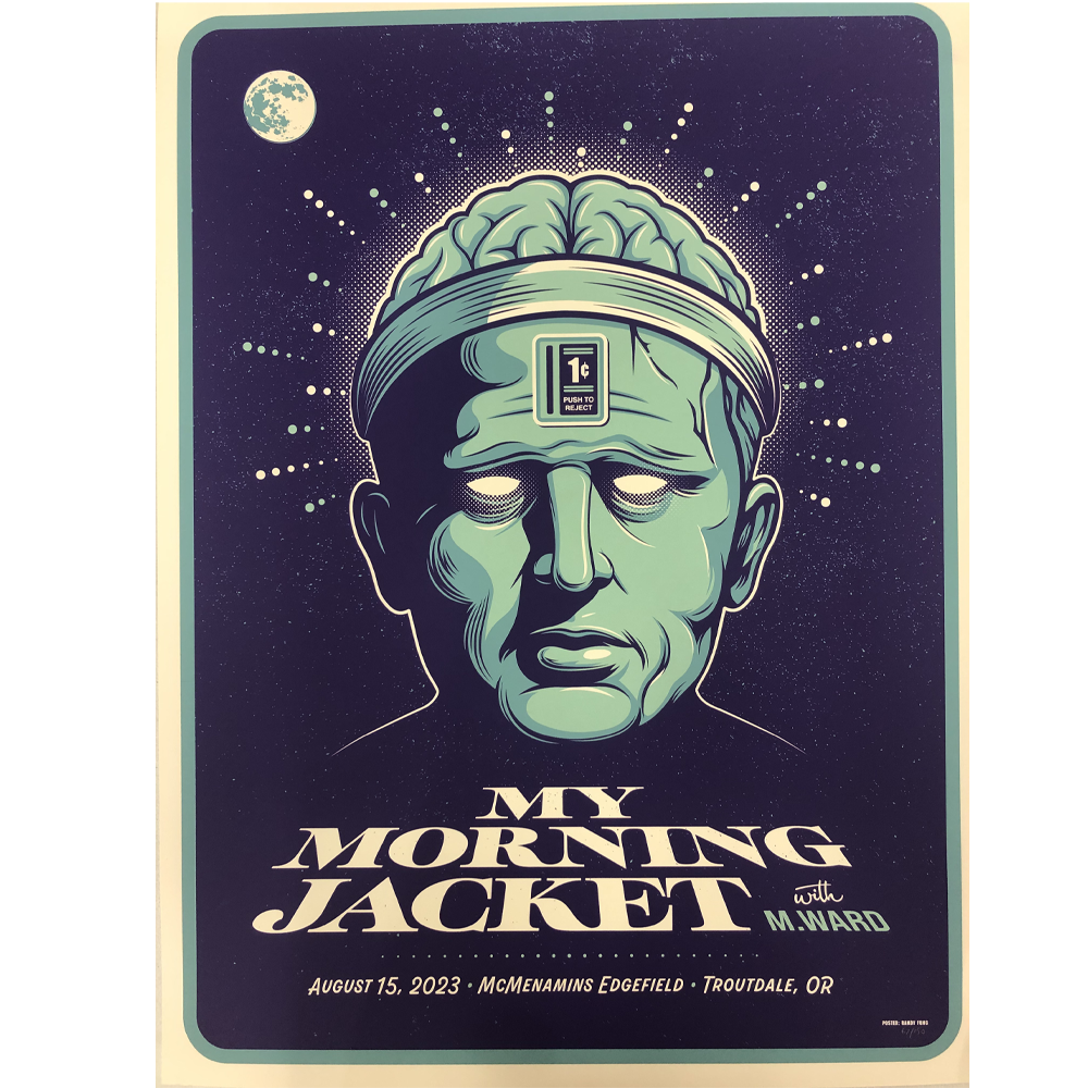 Troutdale OR 2023 Show Poster My Morning Jacket Official Merch